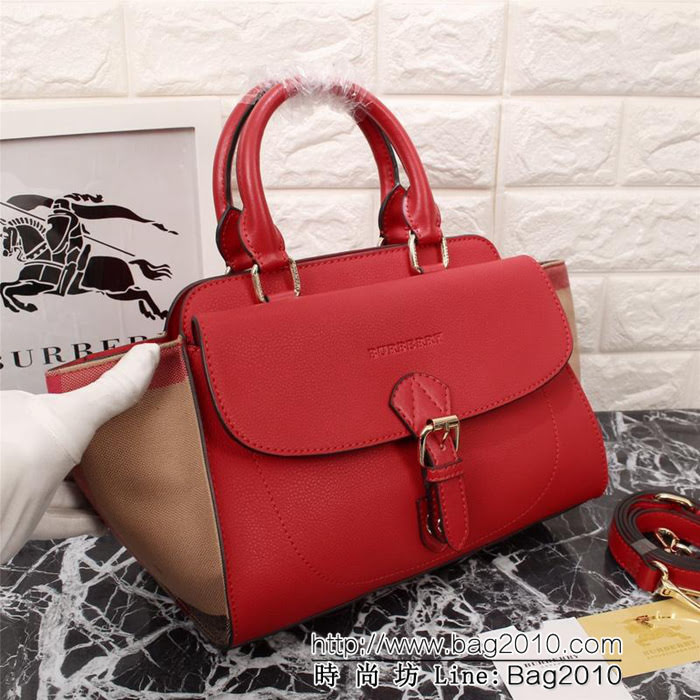 BURBERRY巴寶莉 獨家爆款 立體結構感 Canvas格紋托特包 39921  Bhq1002